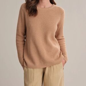 525 America Women's Camel Crew Neck Sweater